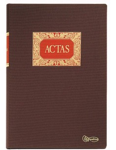 Libro actas fº 100 hojas rayado